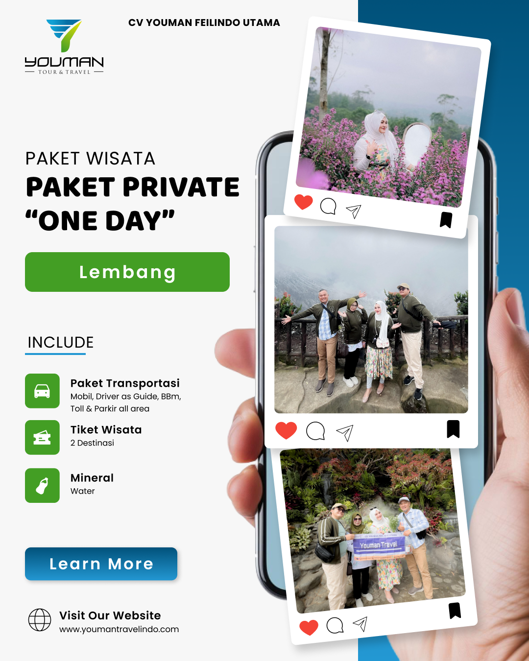 paket private one day lembang